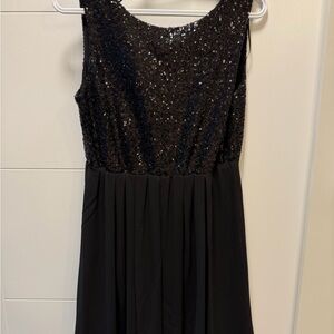 Black Sequin Dress